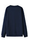 Deer Head Printed Unisex Oversize Crew Neck Sweatshirt - 2