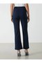 Lcwaikiki Classic Navy Blue Skinny Fit Women's Trousers - 4