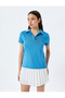 Polo Neck Short Sleeve Slim Fit Sports T-Shirt - 3