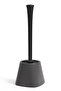 Marieta Toilet Brush - Transparent Black Body & Opaque Black Handle