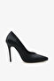 Fior Black Genuine Leather Stiletto