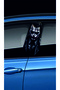 Car Door Post Cover Foil (Right Left Set) (2 Pieces) - 22X52 cm