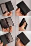 1St Class Workmanship Luxury Genuine Leather Name Written Card Holder Christmas Gift Slim Mini Leather Credit Card Holder - 4