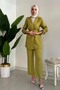 Sofia Linen Summer Set - Set of 2, Oil Green - 2