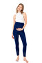 Navy Blue Stretchy High Waist Maternity Leggings