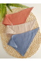 3-Piece 100% Organic Cotton Muslin Baby Scarf - Double Layer, Drool Bib and Baby Bib - 4