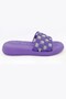 Good Luck Women's Black Comfortable Beach Pool Wet Floor Slippers - 2