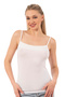 Özkan 2102 Women's Viscose Fabric Flexible Comfortable Strappy Collar with Sequin Detail Athlete - 5
