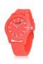 Silicone Cord Unisex Men-Women Sports Wristwatch Fuchsia Color Pl-1510B6X - 3