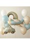 Retro Party Set Retro Car and Retro Plane and Rainbow Balloon Party Set