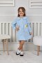 Rainbow Denim Kiz Cocuk Elbise