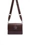Coffee - Coffee Plain Women's Crossbody Bag Sp1009