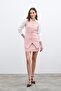 Buttoned Tweed Vest - Powder - 2