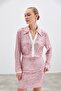 Casual Sequin Shirt - Powder - 3