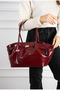 Wellma Model Claret Red Leather Women's Hand and Shoulder Bag