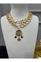 Set of Three Design Stylish Leopard Stone Combination Necklace - 4