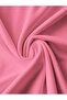 Women's Pink Crew Neck Sweatshirt Sweatpants Set - 5