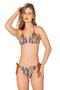 Women's Triangle Patterned Bikini Set - 5