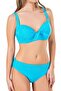 Women's Bow and Stone Detailed Plus Size Blue Bikini Set - 2