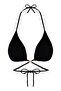 Beria Women's Cross Tie Detailed Triangle String Black Bikini Set - 5