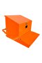 Smart External Mounting Chicken Feeder - Orange - 2