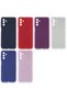 Galaxy A13 5g Case Soft Textured Colorful Slim Silicone Soft Cover Premier - Red - 4