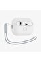 AirPods Pro 2 / 1 Uyumlu Kılıf Silicone Fit + Strap White - ACS05811 - 2