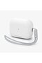 AirPods Pro 2 / 1 Uyumlu Kılıf Silicone Fit + Strap White - ACS05811