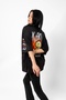 Korn Back Printed Oversize Unisex Black T-shirt