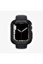 Apple Watch 45/44mm Seri 9/8/SE2/7/6/SE/5/4 Uyumlu Kılıf Rugged Armor Matte Black - 062CS24469
