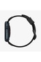 Apple Watch 42mm Seri 12/11/10 Uyumlu Kordon Band Sağlam Bant Mat Siyah - AMP02855 - 7