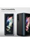 Galaxy Z Fold 3 Glass Screen Protector Glas.Tr Full Cover 1 Pcs + Hinge Film 1 Pcs Black - Agl03732 - 8