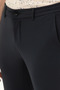 Unisex Buttoned Lycra Fabric Trousers with Elastic Waistband - 2