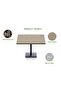 Ristoran Bar Table Square Base - 24 Seater Cocktail Bistro Table for Pub, Living Room-Linen - 2