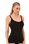 Özkan 24675 Women's Modal Cotton Thin Strap Lace Tank Top - 4