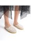 Women Straw Lace Knitted Women's Slippers