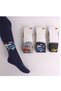 3-Piece Baby Boy Kids Pantyhose Colorful Car Airplane Patterned Cotton - 3
