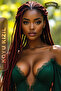 Synthetic Hair for African Braiding Rasta and Box Braid - Dark Red - 3