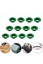 Eyelets and Sequins, No: 2 -[4,5 mm] - [100 Sets], Green