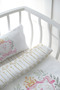 Mother's Side Crib Duvet Cover Set (60X100) - Pink Royal Series - Letter F - 5