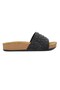 Pienne Women's Black Stone Inside Pad Extra Comfortable Dowry Bridal Casual Slippers - 3