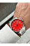 Special Design 5 Atm Waterproof Steel Cord Men's Wrist Watch - 3