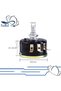 100 Ohm WX112 WX050 5W Single Circle Wire Wound Potentiometer (050) 100R 220R 1K 2K2 4K7 10K 22K 33K - 2