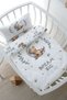 Park Bed Duvet Cover Set (80X120) - for Baby Series - Bear Sleeping on the Moon