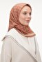 Salmon L Pattern Aura Scarf - 2