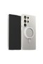 Galaxy s25 compatible 360 rotatable transparent phone case with magsafe stand