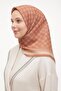 Salmon L Pattern Aura Scarf - 4