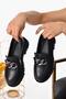 Women's Thick Sole Loafers Moccasin Shoes - 6