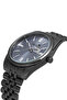 Elegant Men's Wristwatch with Lens Calendar Black-Navy PL-0858E2x - 2