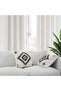 Native American Gray Cream Ethnic Decor Style Digital Printed Gift Set of 4 Throw Pillow Pillow Cases - 3